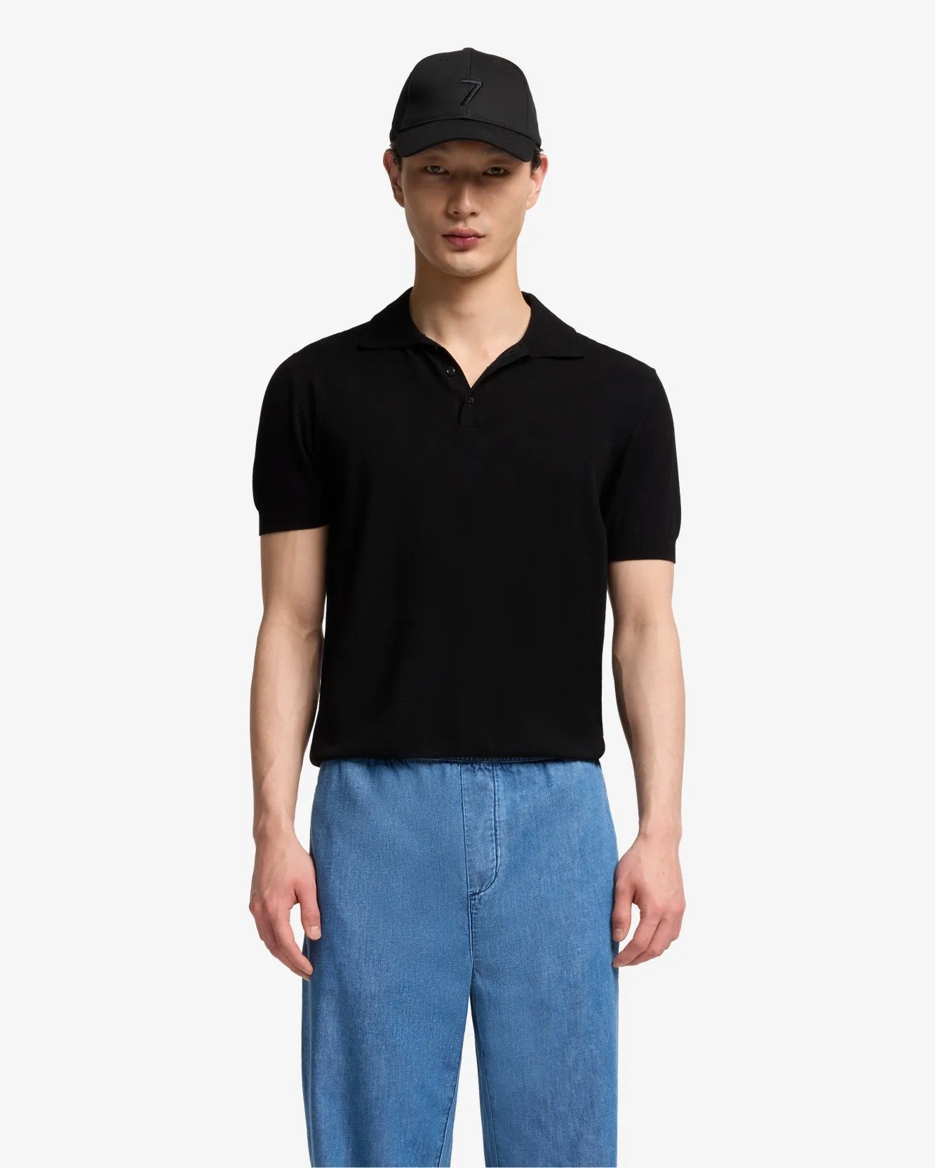 Logo Cap in Black sold by 7 For All Mankind product image thumbnail 4