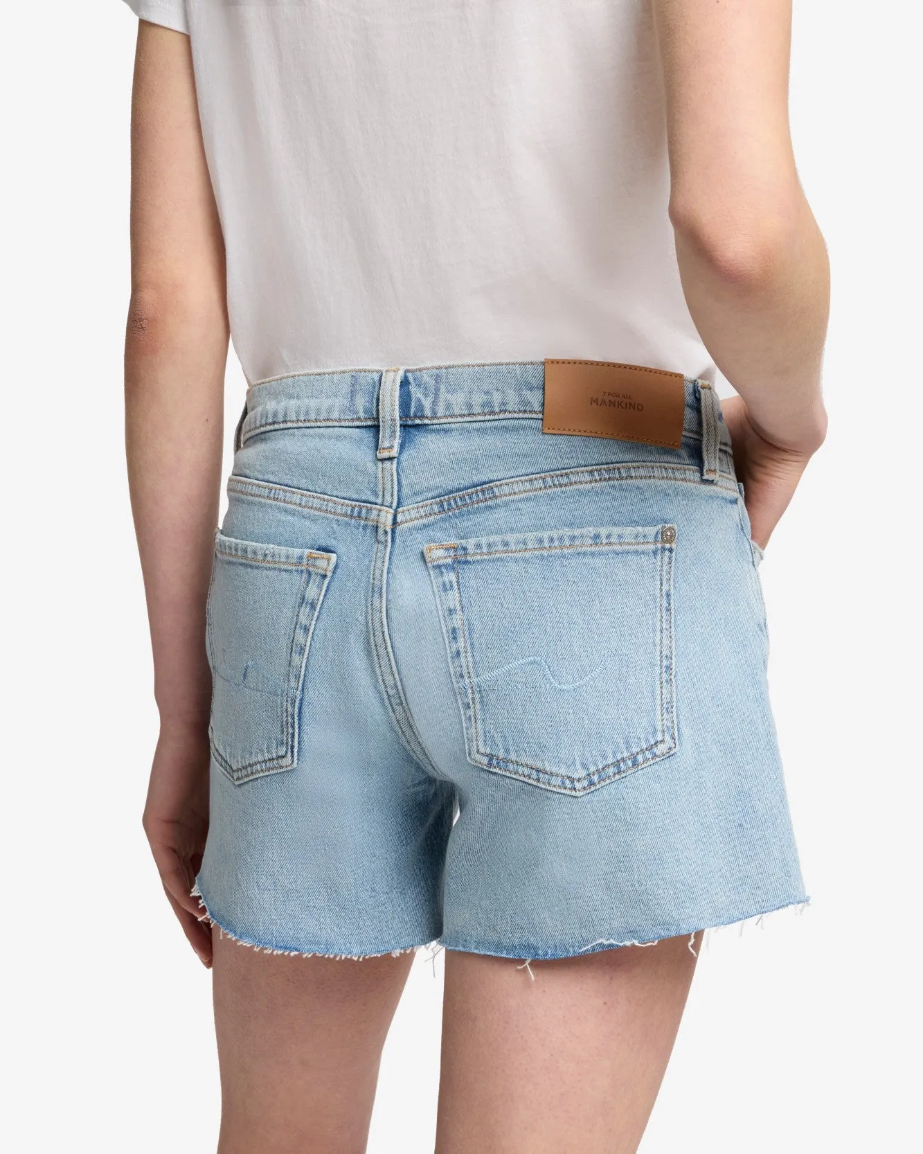 MANKIND Cutoff Denim Short in Ode To sold by 7 For All Mankind product image thumbnail 4