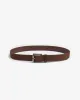 Classic Italian Suede Belt in Chocolate sold by 7 For All Mankind