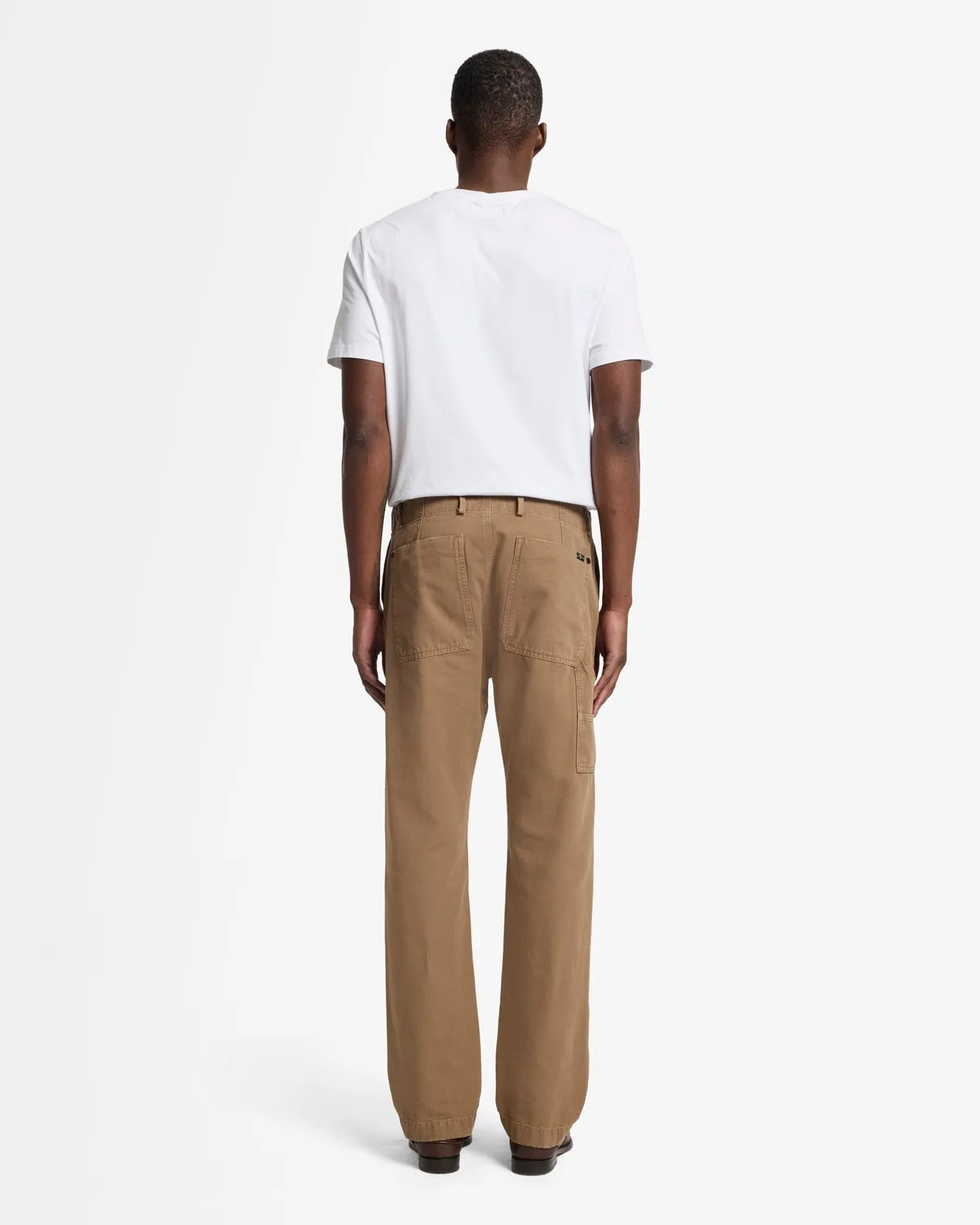 Utility Canvas Straight Chino in Khaki sold by 7 For All Mankind product image thumbnail 5