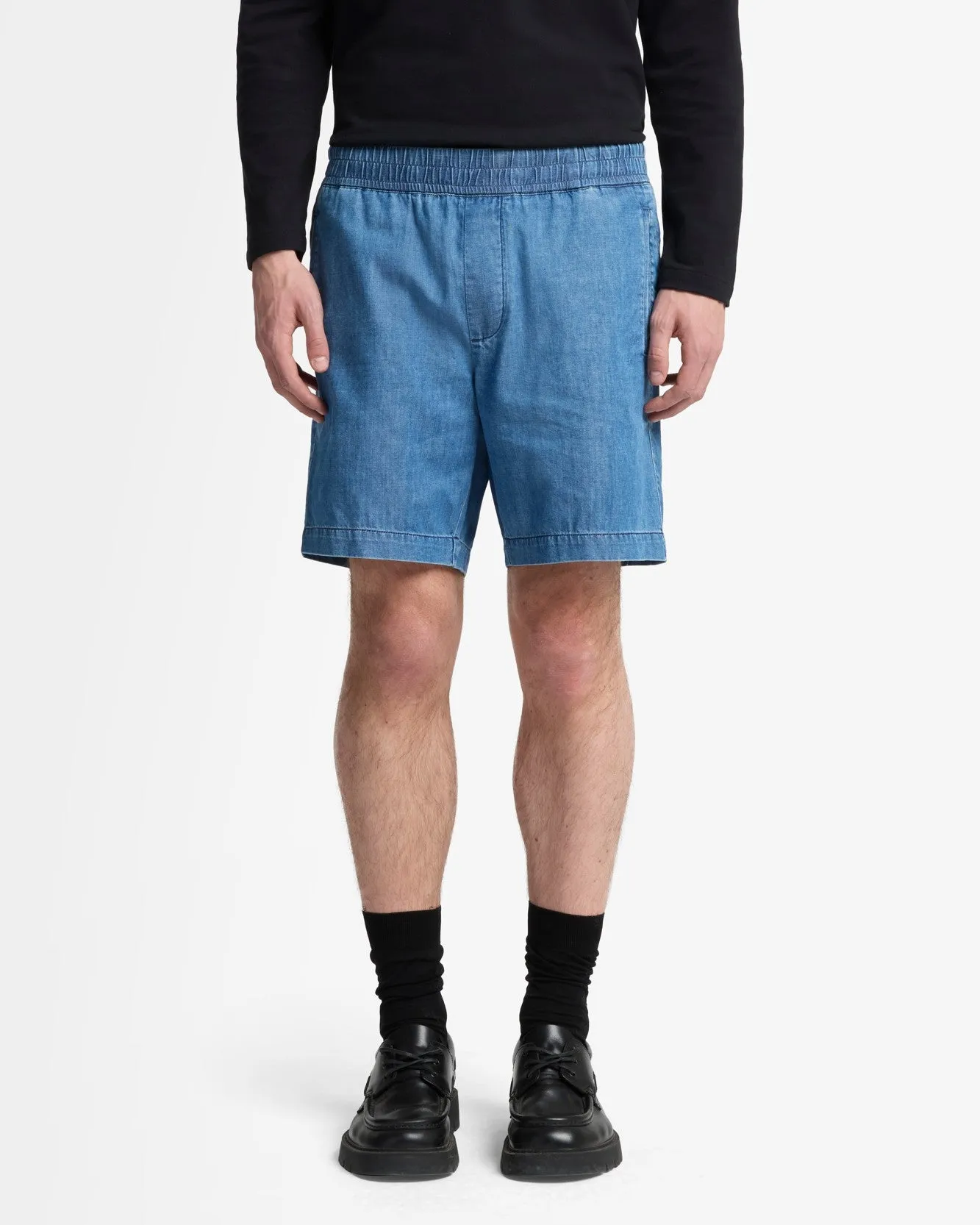 Leisure Denim Jogger Short in Seabrook sold by 7 For All Mankind product image thumbnail 3