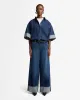MANKIND Marie Cuffed Wide Leg in Radar sold by 7 For All Mankind