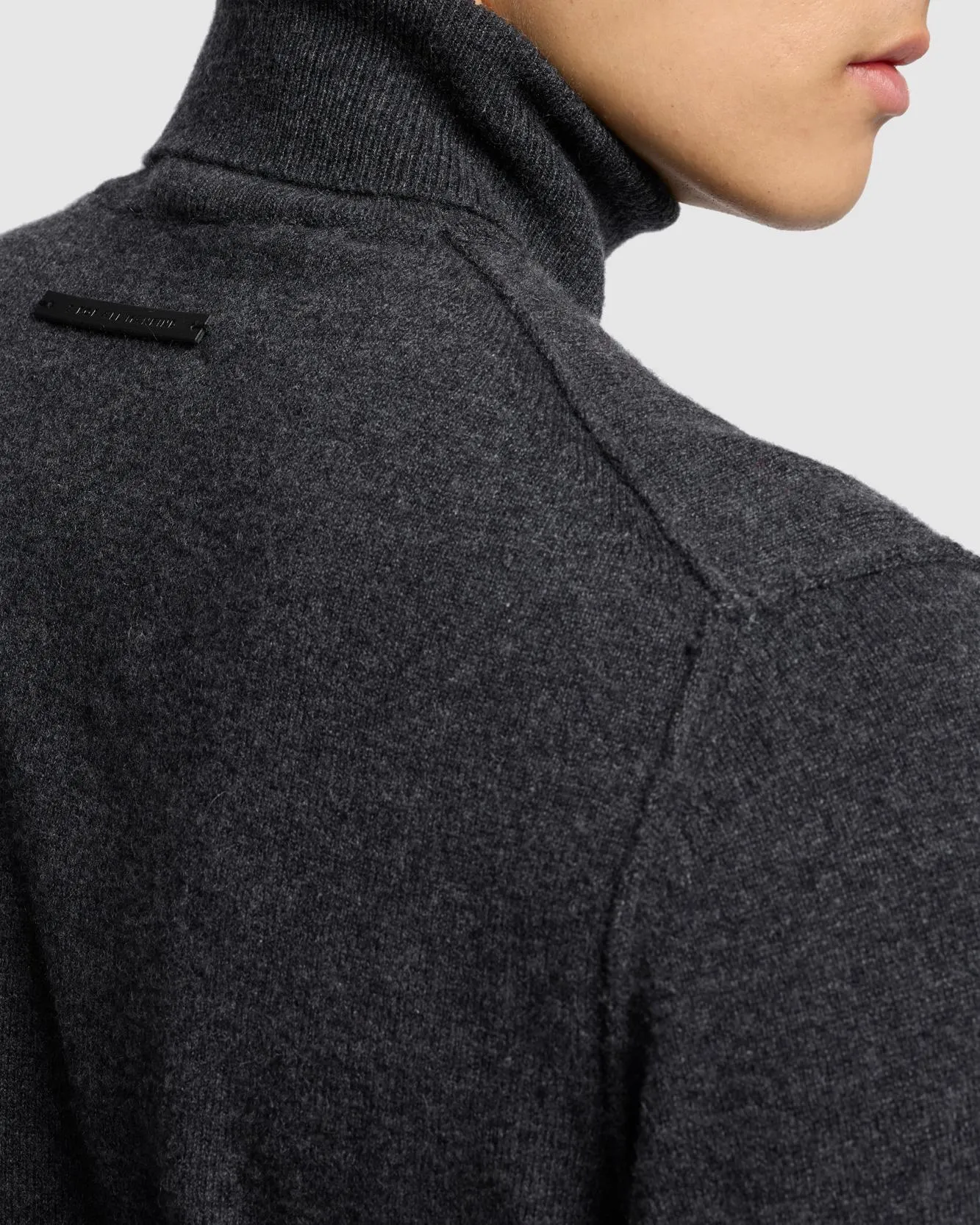 Cashmere Turtleneck in Dark Grey sold by 7 For All Mankind product image thumbnail 3