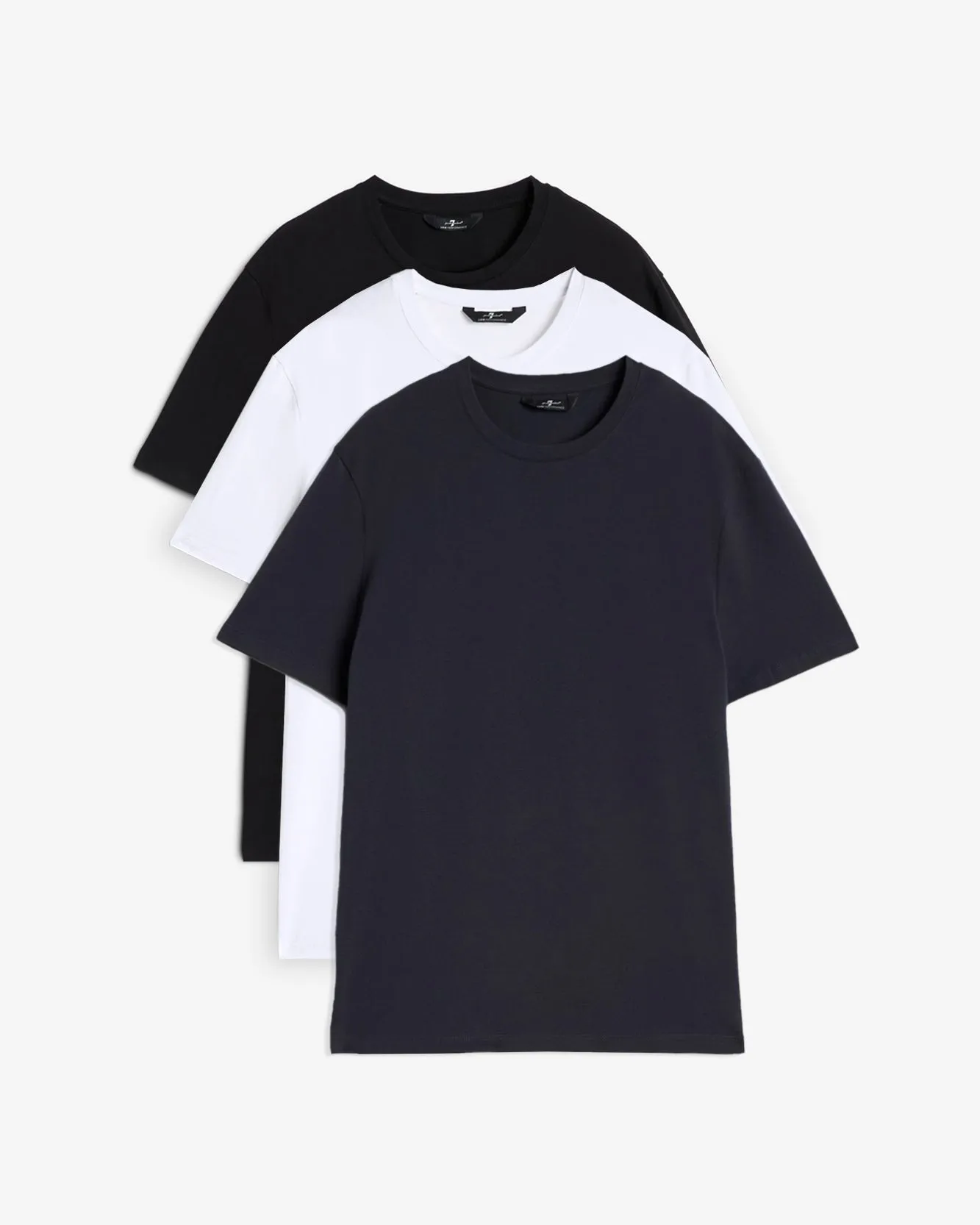 3 Pack Luxe Performance Tees in Multicolor sold by 7 For All Mankind