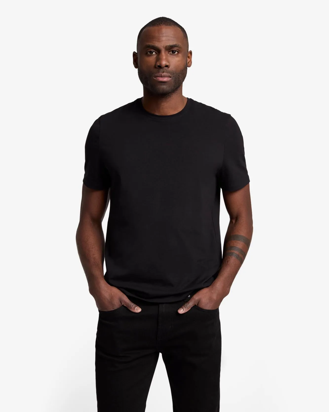 3 Pack Luxe Performance Tee in Black sold by 7 For All Mankind product image thumbnail 2