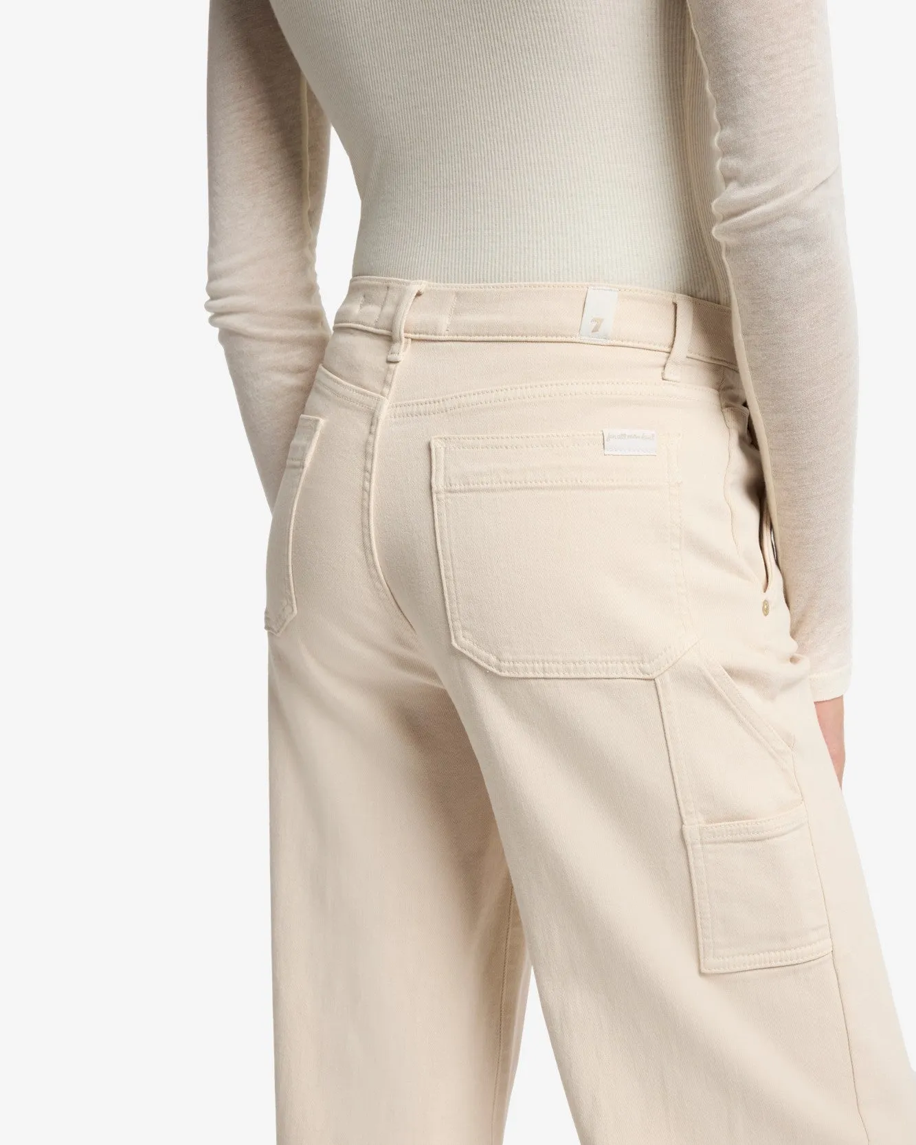 Luxe Vintage Lotta in Creme sold by 7 For All Mankind product image thumbnail 4