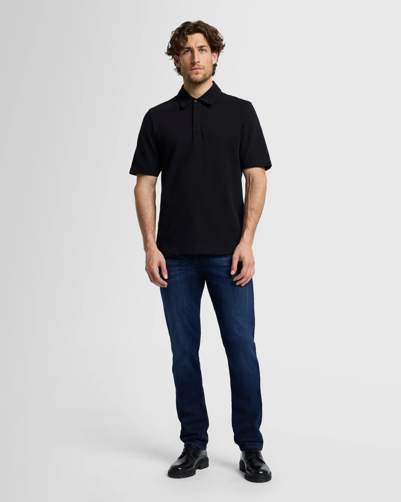Luxe Performance Plus Slimmy in Deep Blue sold by 7 For All Mankind