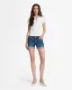 Ribbed Henley Polo in Optical White sold by 7 For All Mankind