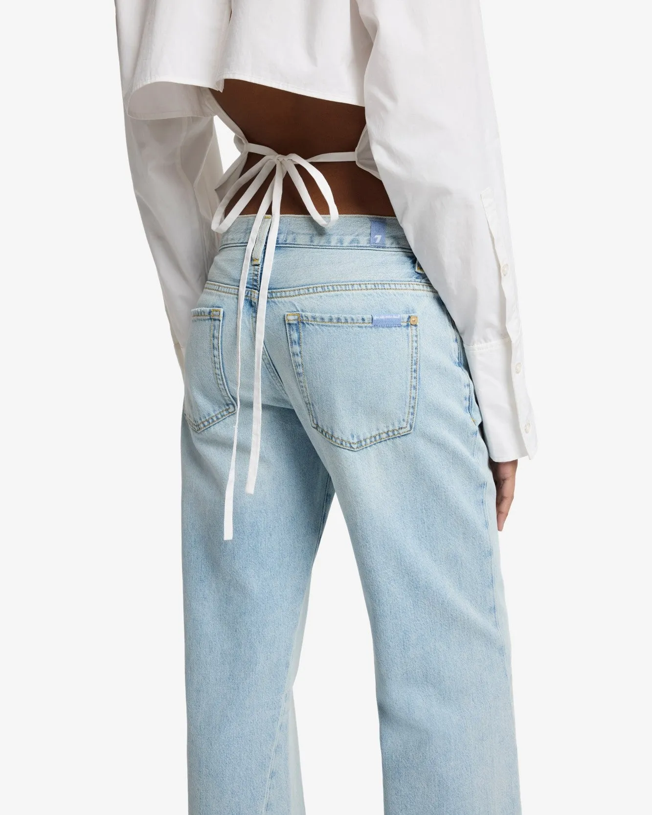 Slim Illusion Twisted Seam Spencer Flare in Tempe sold by 7 For All Mankind product image thumbnail 4