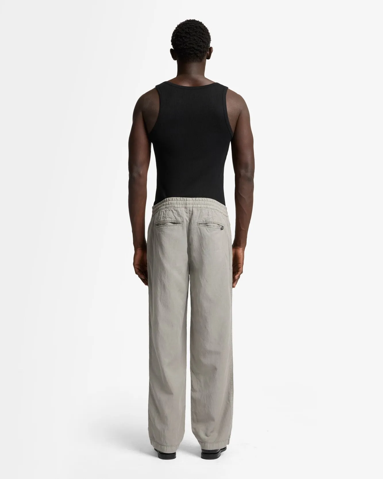 Linen Blend Jogger Pant in Sage sold by 7 For All Mankind product image thumbnail 5