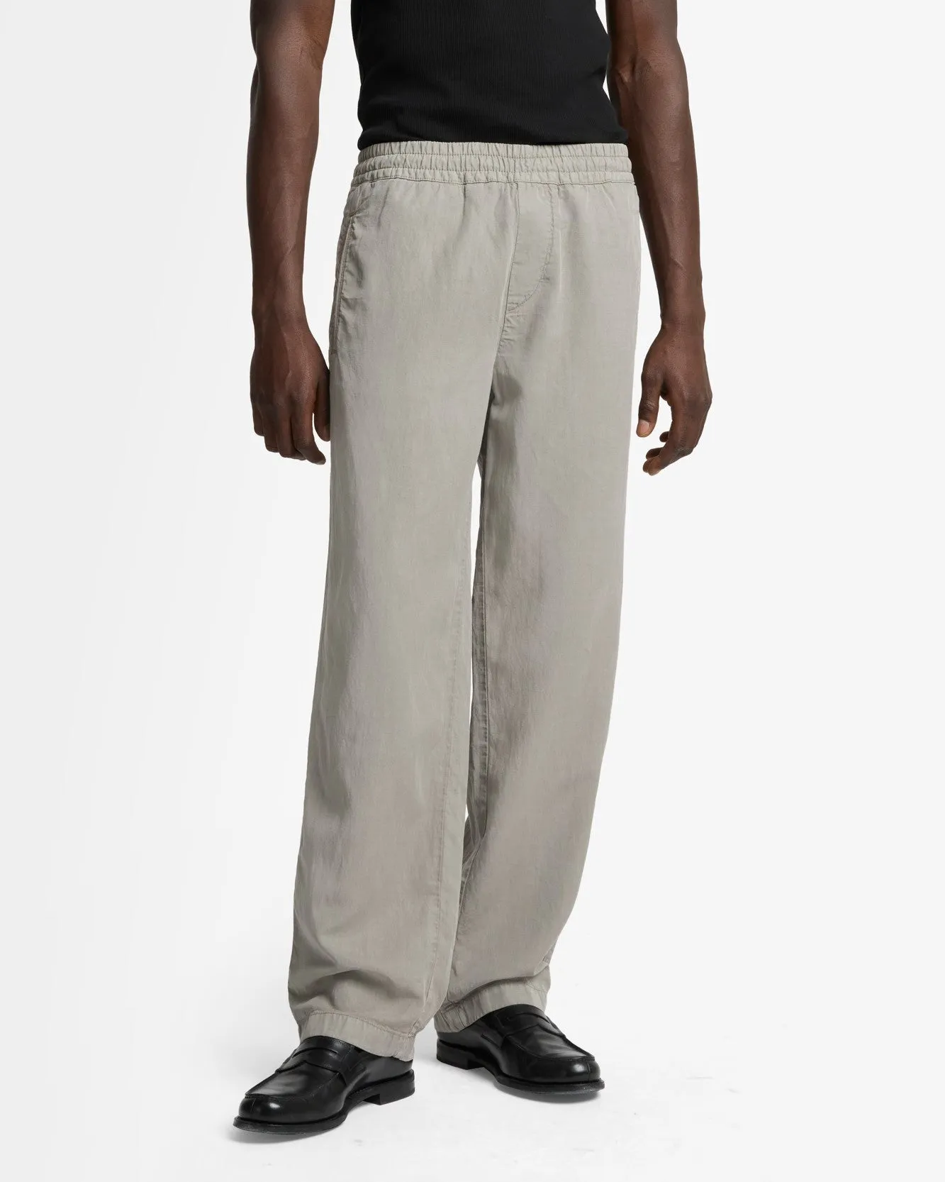 Linen Blend Jogger Pant in Sage sold by 7 For All Mankind product image thumbnail 3