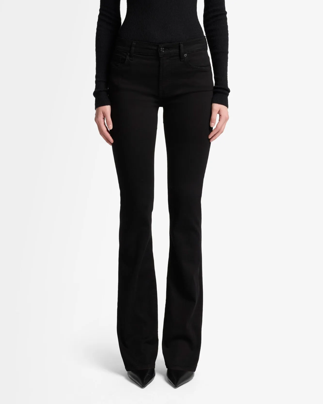 B(Air) Bootcut in Rinsed Black sold by 7 For All Mankind product image thumbnail 3