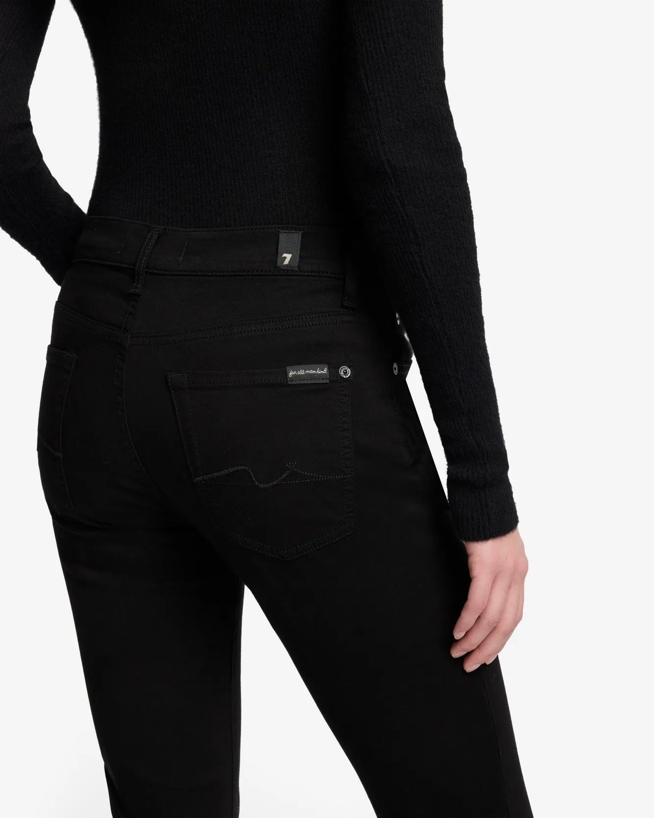 B(Air) Bootcut in Rinsed Black sold by 7 For All Mankind product image thumbnail 4