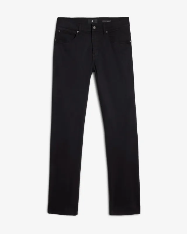 Luxe Performance Sateen The Straight In Black sold by 7 For All Mankind