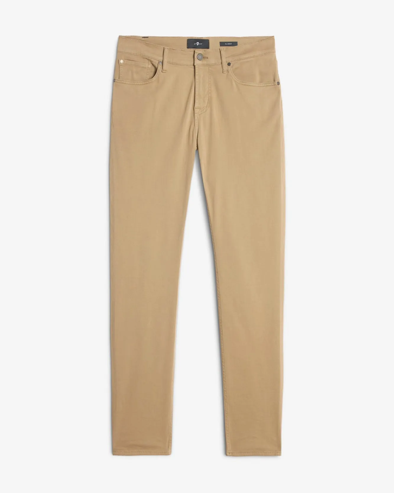 Luxe Performance Sateen Slimmy In Silver Mink sold by 7 For All Mankind