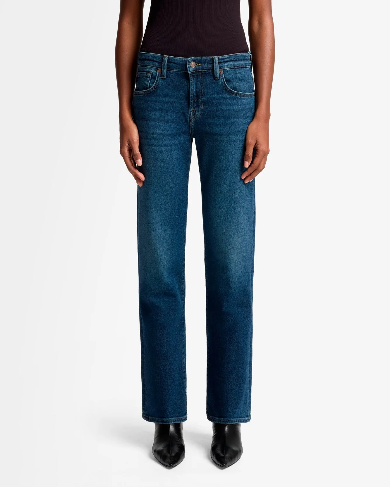 Luxe Vintage Calie Straight in Cisco sold by 7 For All Mankind product image thumbnail 3