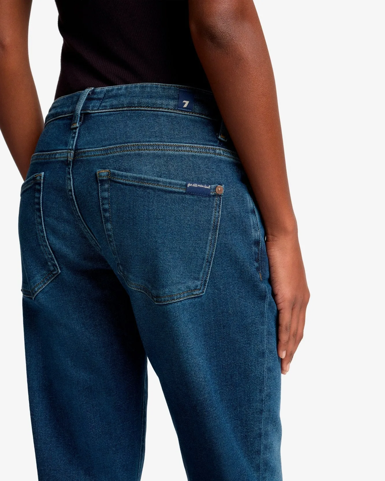 Luxe Vintage Calie Straight in Cisco sold by 7 For All Mankind product image thumbnail 4