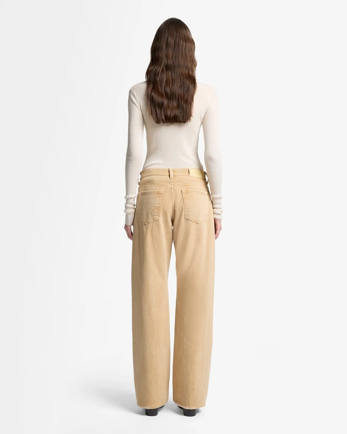 MANKIND Twisted Tess Trouser in Sand Dune sold by 7 For All Mankind product image thumbnail 5