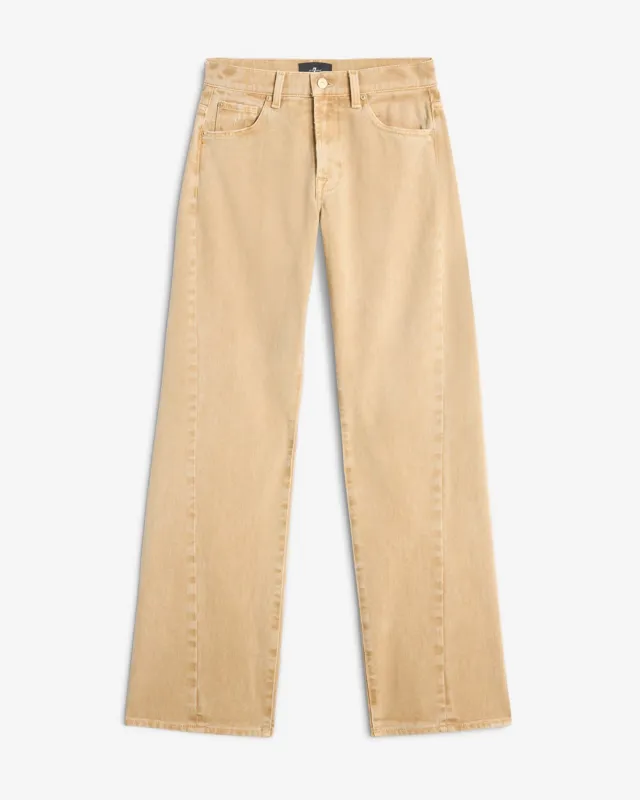 MANKIND Twisted Tess Trouser in Sand Dune sold by 7 For All Mankind