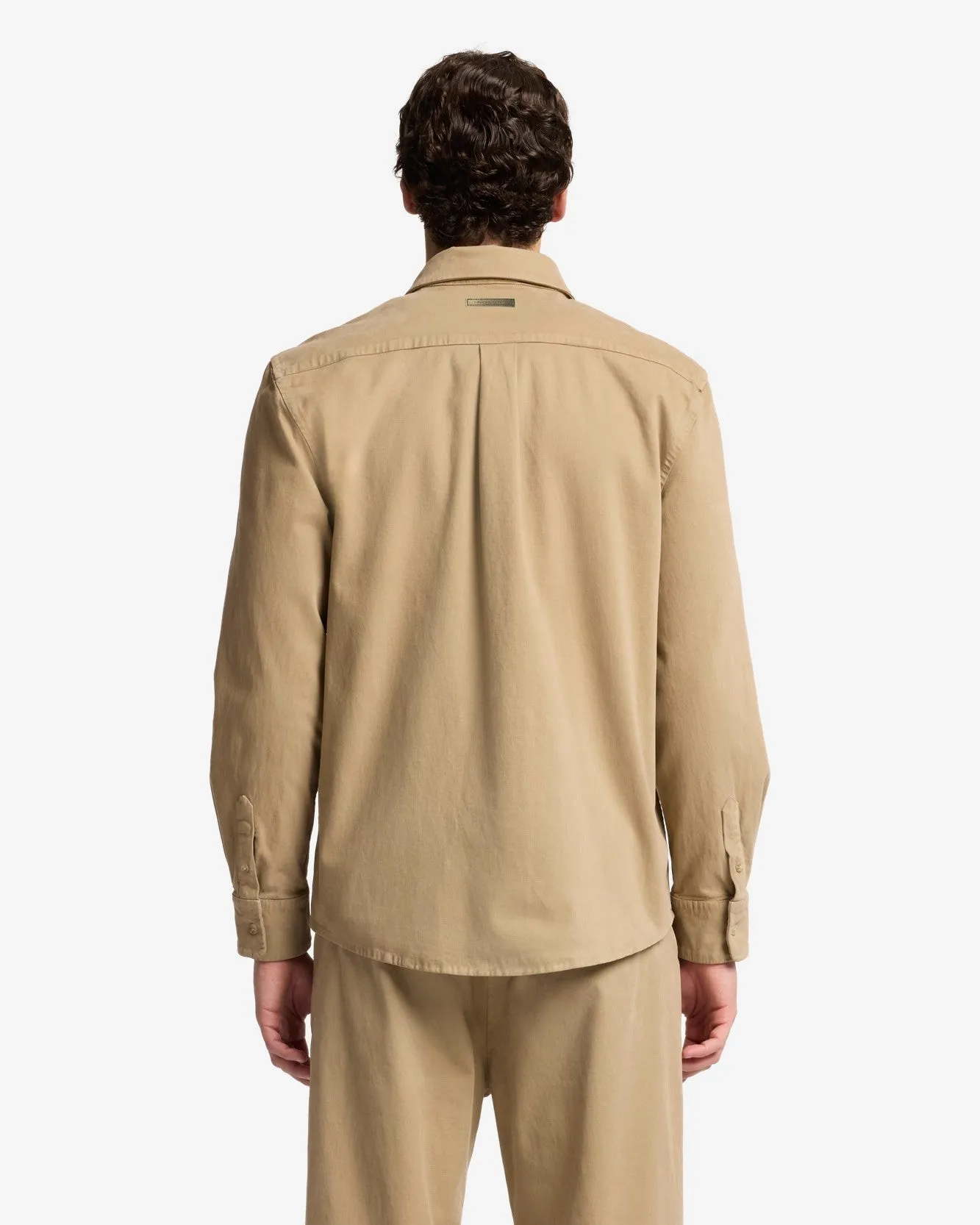 Comfort Twill Button Up Shirt In Silver Mink sold by 7 For All Mankind product image thumbnail 5