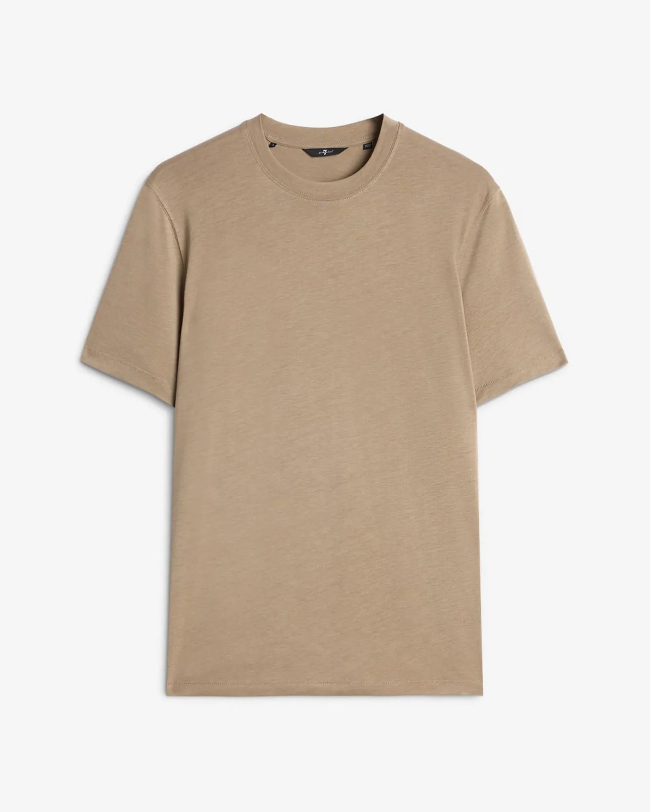 Lyocell Crewneck Tee in Silver Mink sold by 7 For All Mankind