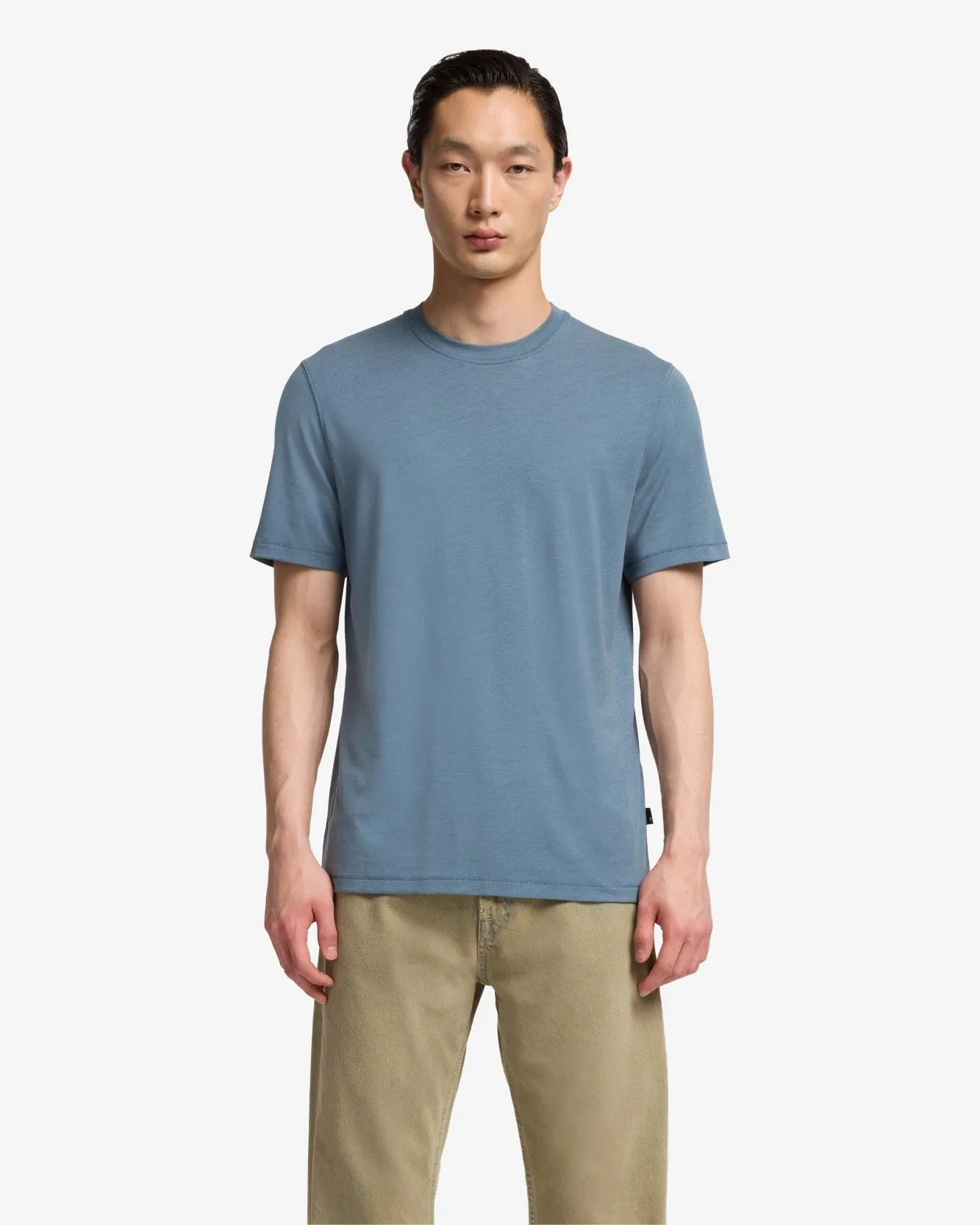 Lyocell Crewneck Tee in Titan sold by 7 For All Mankind product image thumbnail 2