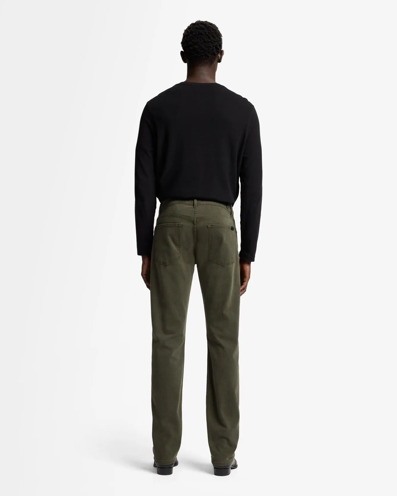 Left Hand The Straight In Dark Olive sold by 7 For All Mankind product image thumbnail 5