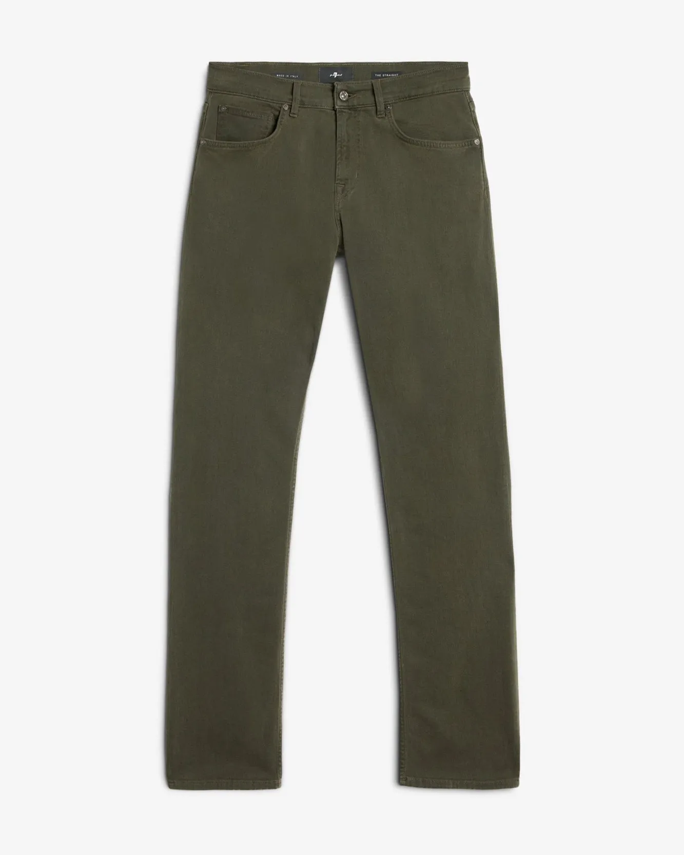 Left Hand The Straight In Dark Olive sold by 7 For All Mankind