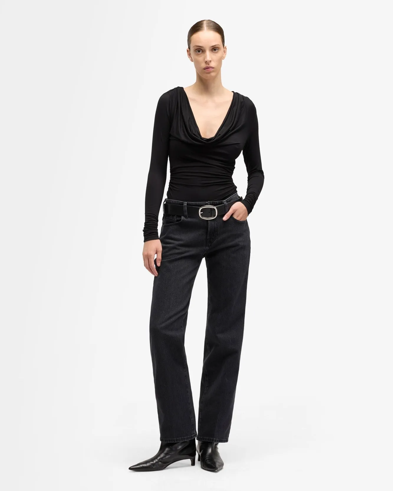 MANKIND Calie Straight in Thunderstorm sold by 7 For All Mankind product image thumbnail 2