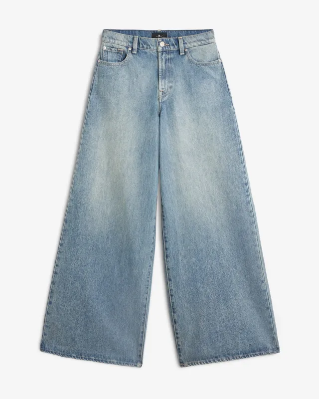 Marie Wide Leg in Coated Midland sold by 7 For All Mankind