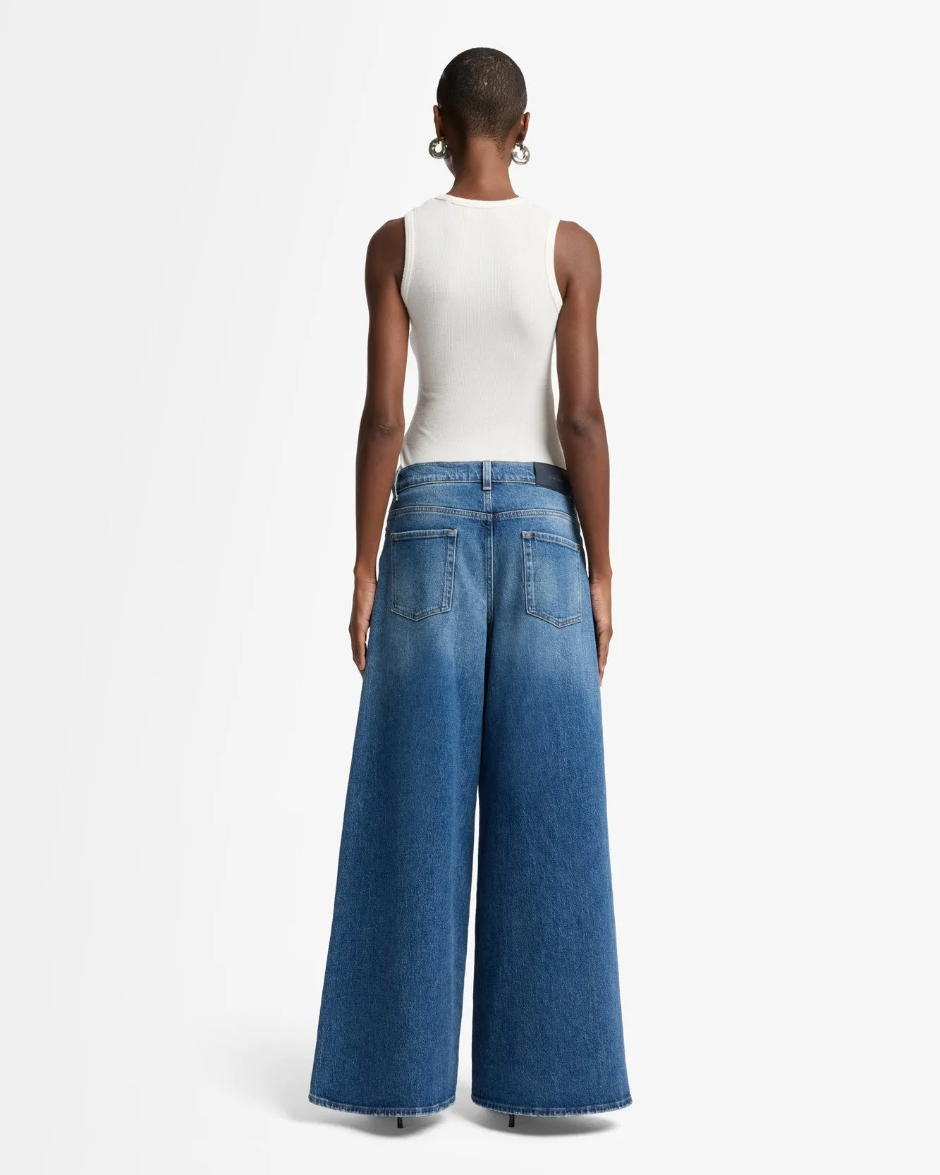 MANKIND Marie Wide Leg in Explorer sold by 7 For All Mankind product image thumbnail 5