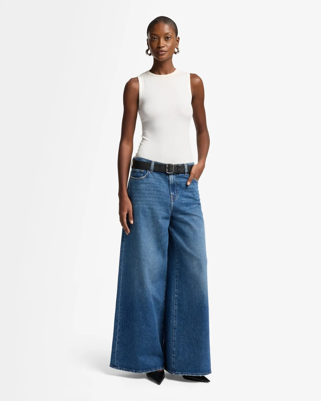 MANKIND Marie Wide Leg in Explorer sold by 7 For All Mankind product image thumbnail 2