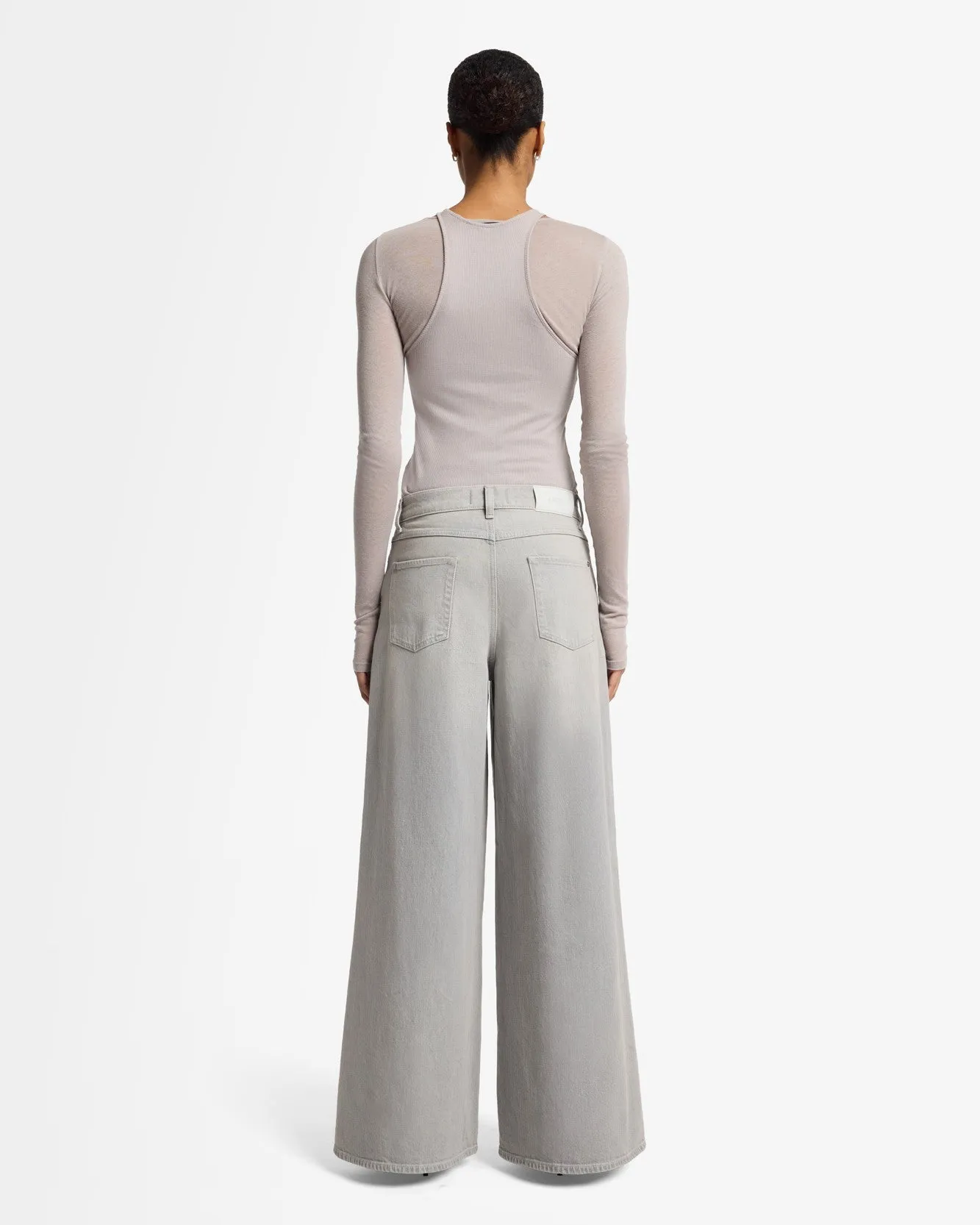 MANKIND Marie Wide Leg in Drive sold by 7 For All Mankind product image thumbnail 5