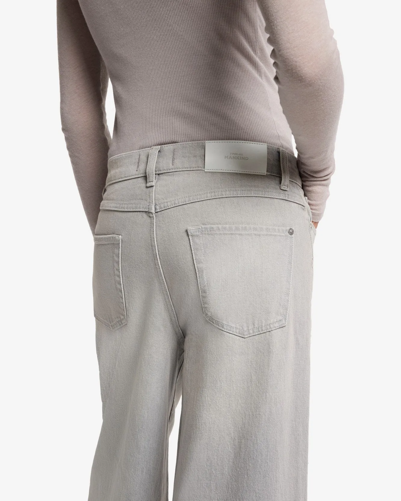 MANKIND Marie Wide Leg in Drive sold by 7 For All Mankind product image thumbnail 4