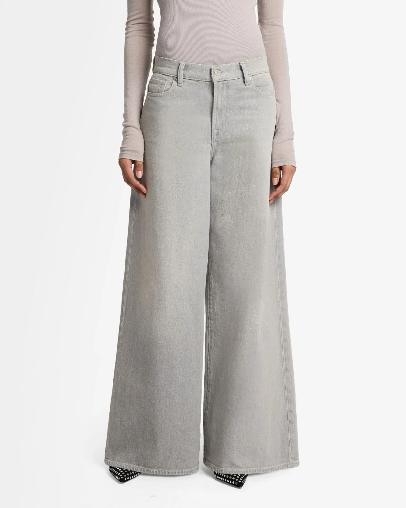 MANKIND Marie Wide Leg in Drive sold by 7 For All Mankind product image thumbnail 3