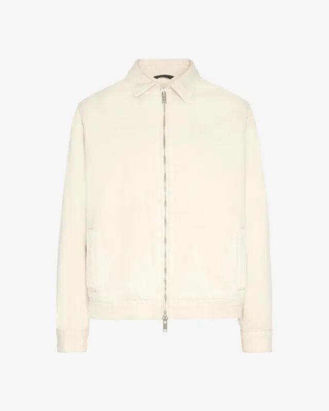 MANKIND Padded Harrington Jacket In Sunfaded Sand sold by 7 For All Mankind