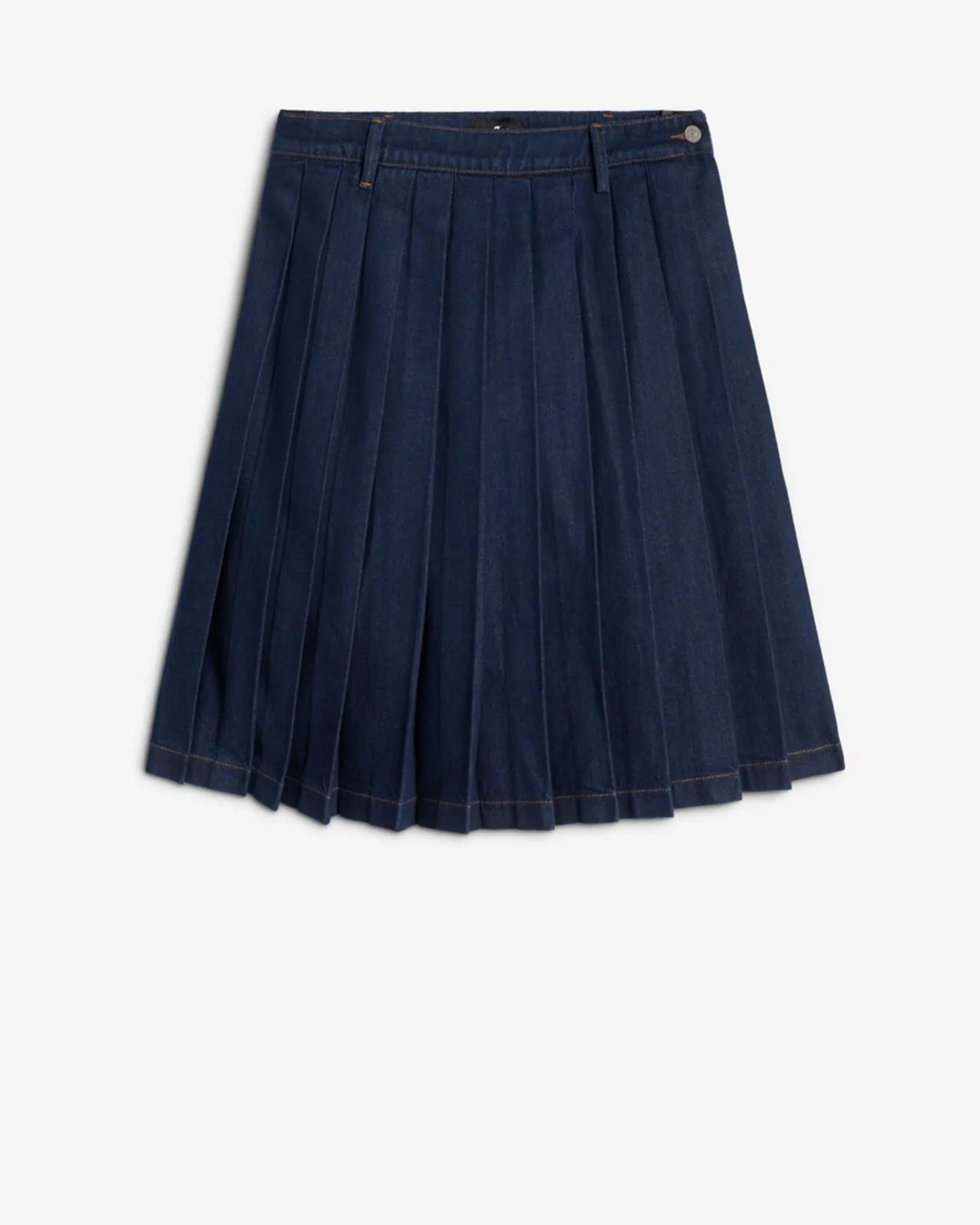 MANKIND Pleated Midi Skirt in Franklin sold by 7 For All Mankind