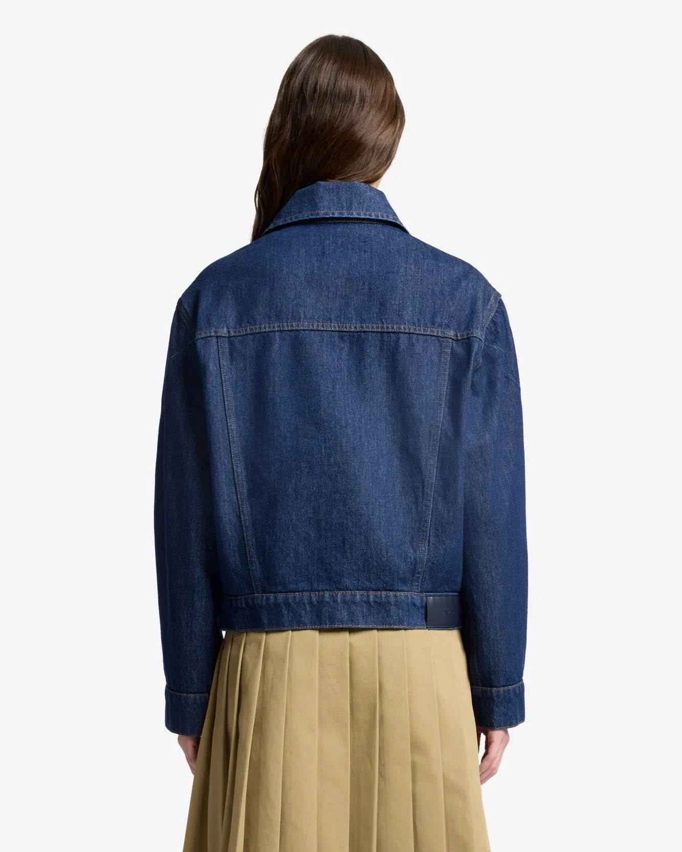 MANKIND Twisted Trucker Jacket in Blue Petal sold by 7 For All Mankind product image thumbnail 5