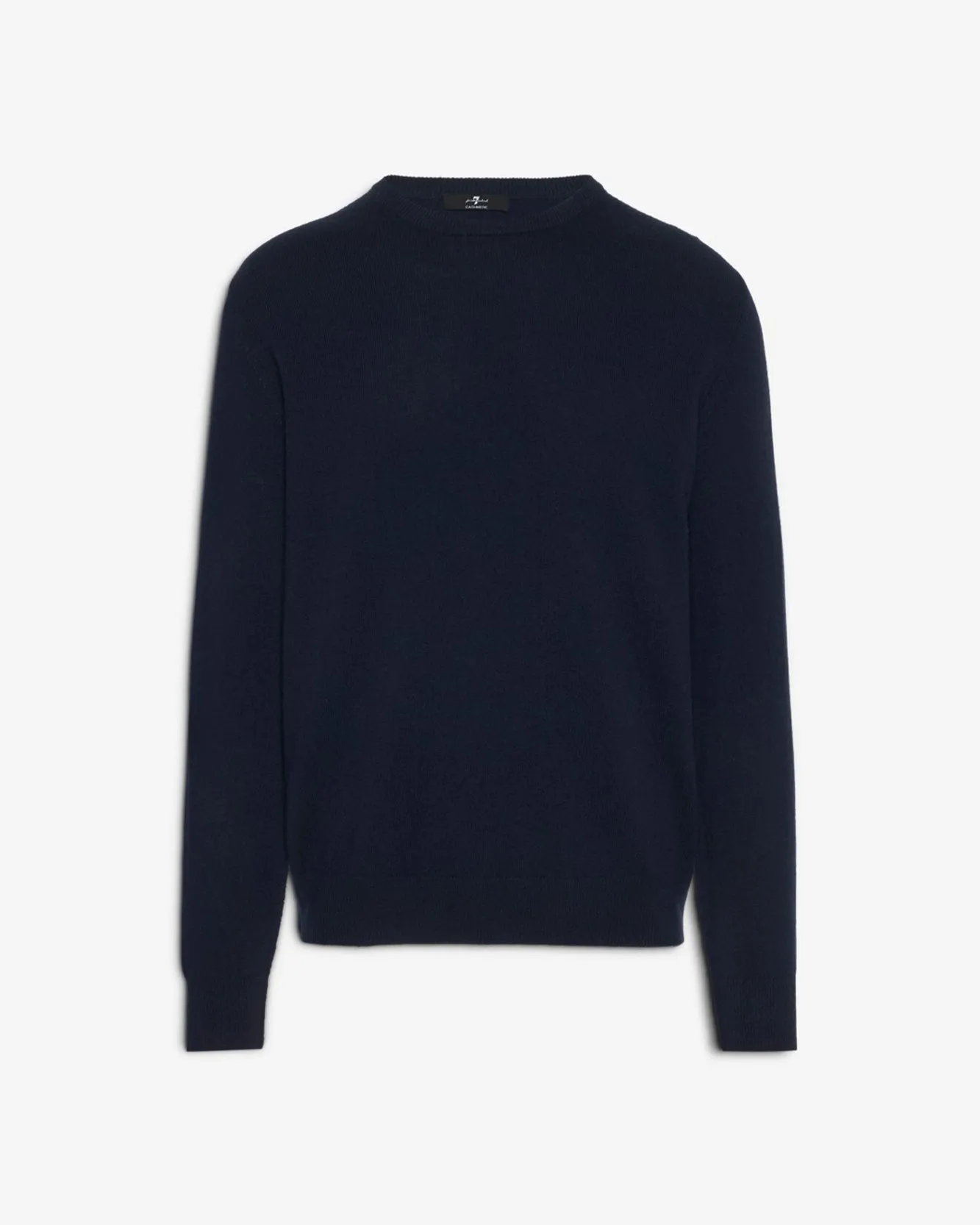 Cashmere Crewneck Sweater In Ink sold by 7 For All Mankind