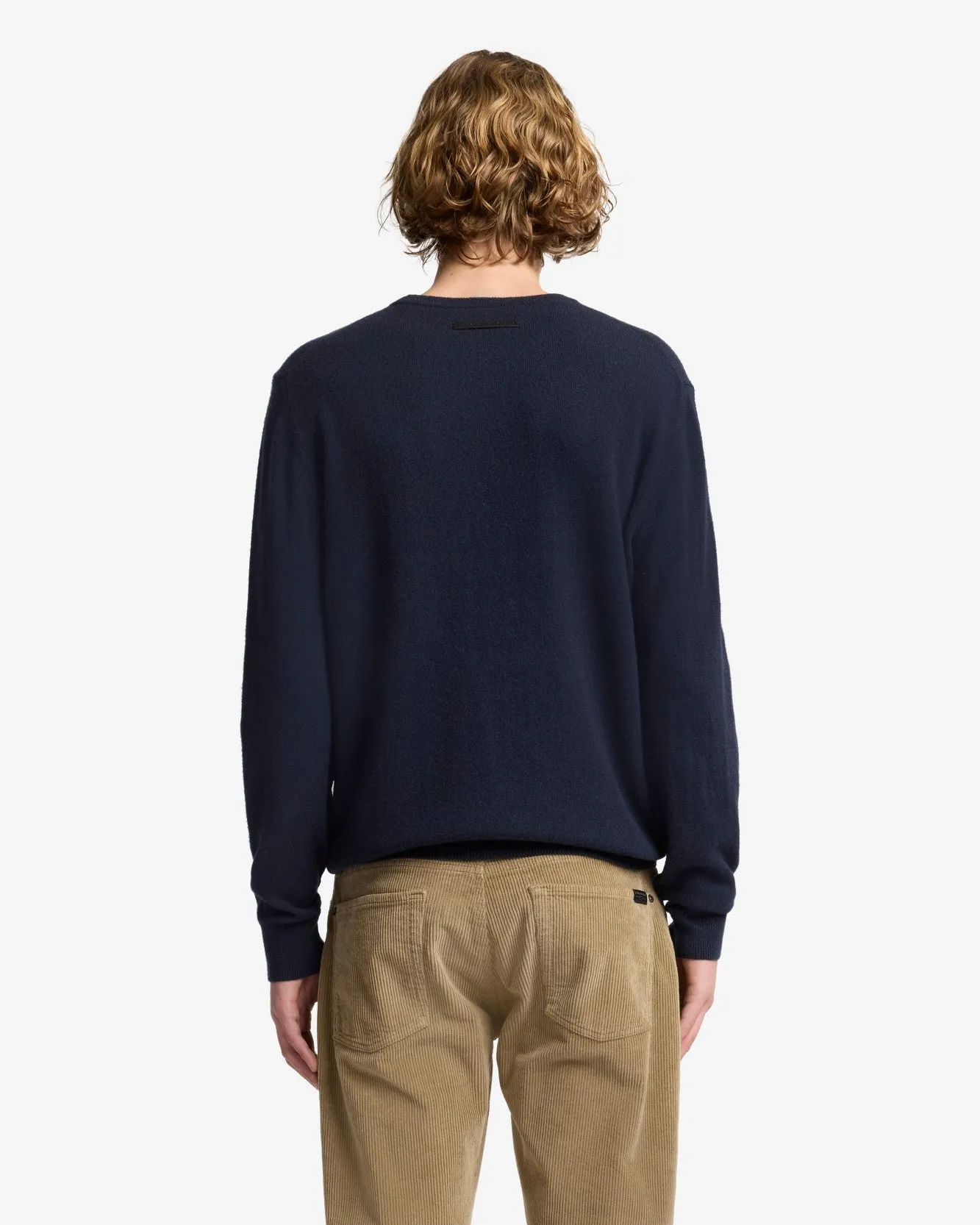 Cashmere Crewneck Sweater In Ink sold by 7 For All Mankind product image thumbnail 5