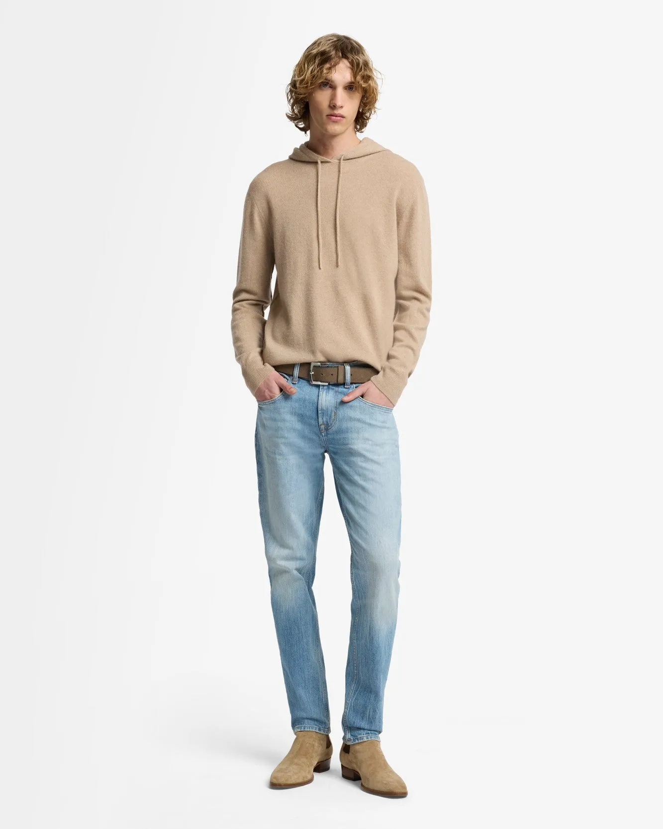 Cashmere Hoodie In Umber sold by 7 For All Mankind product image thumbnail 3