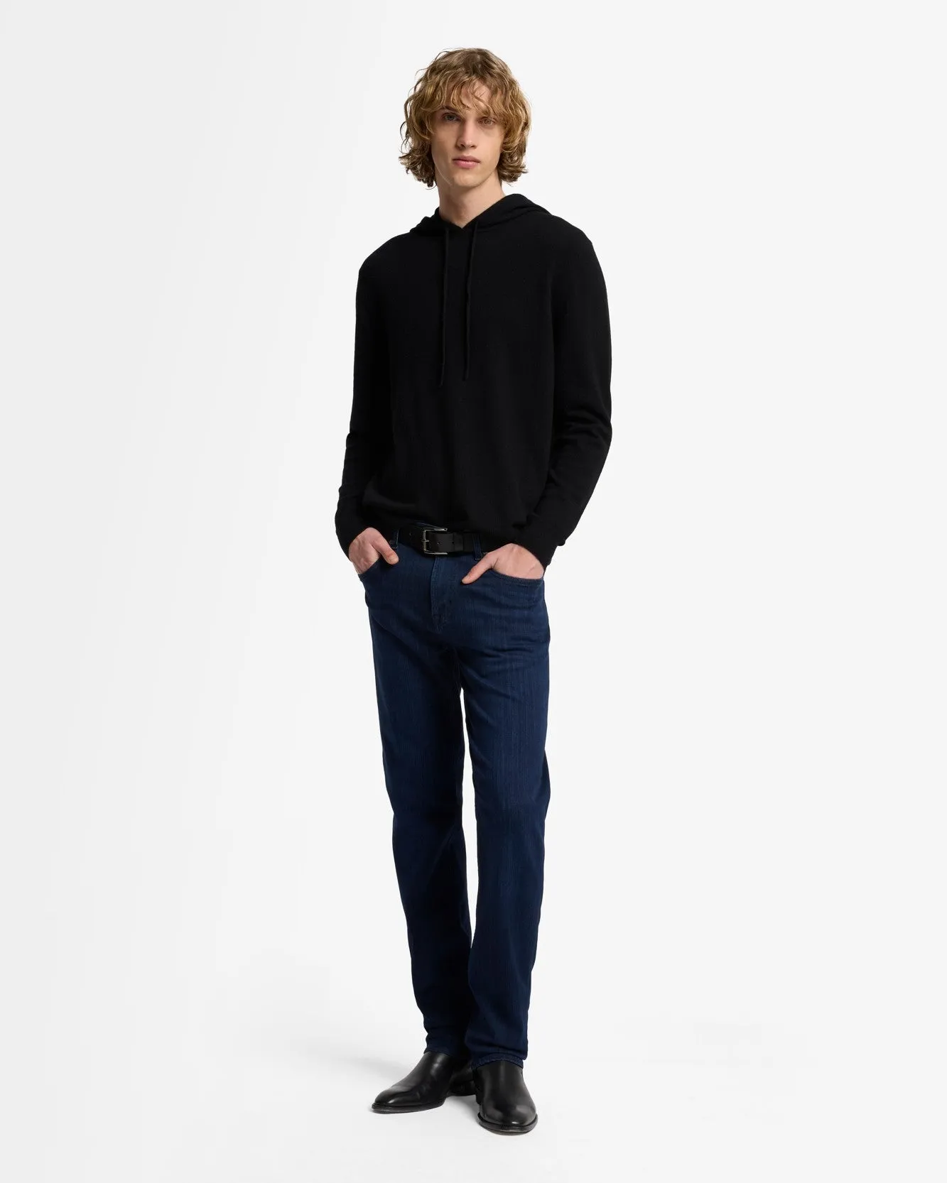 Cashmere Hoodie In Coal sold by 7 For All Mankind product image thumbnail 3