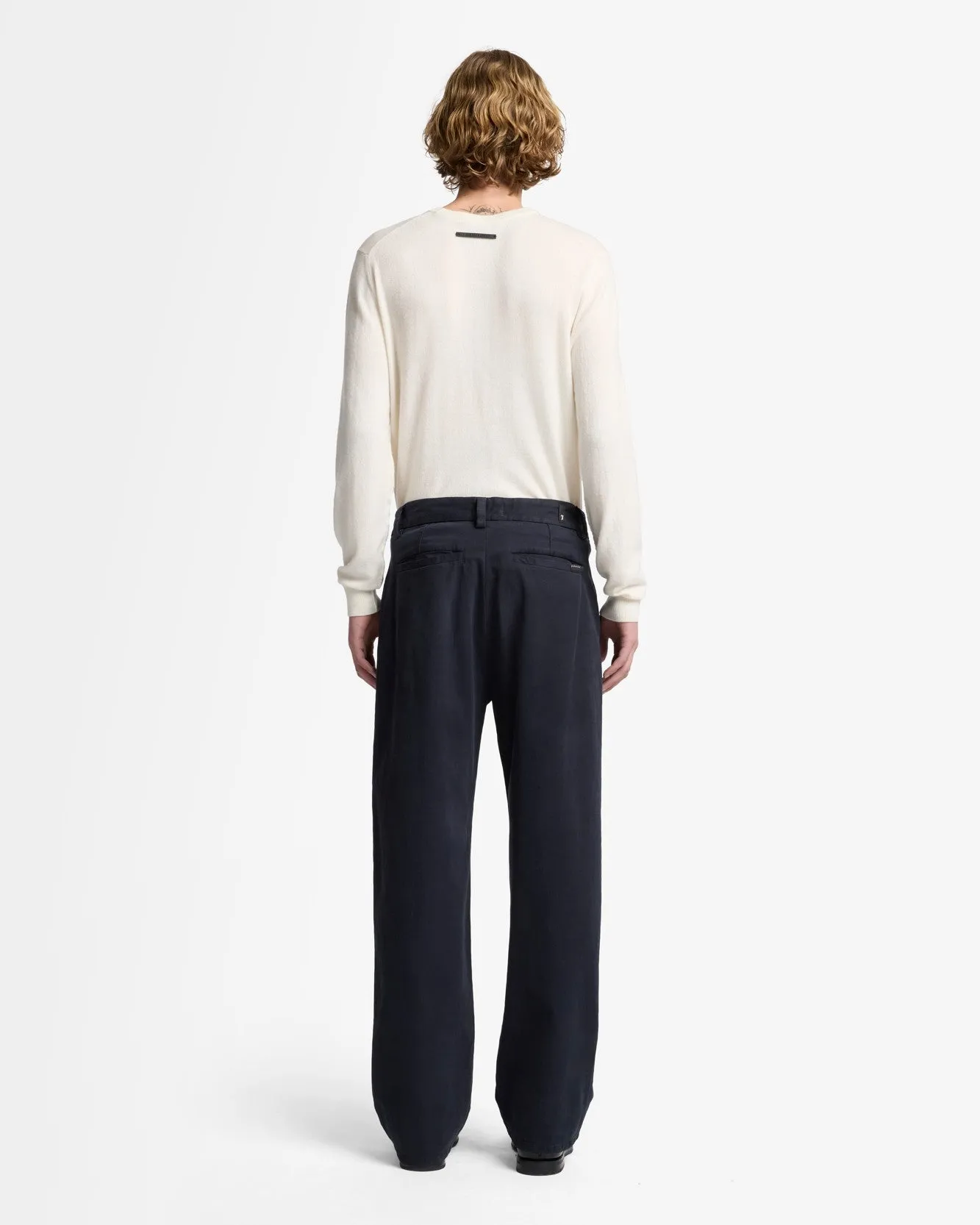 Comfort Twill Pleated Trouser In Vulcan sold by 7 For All Mankind product image thumbnail 5
