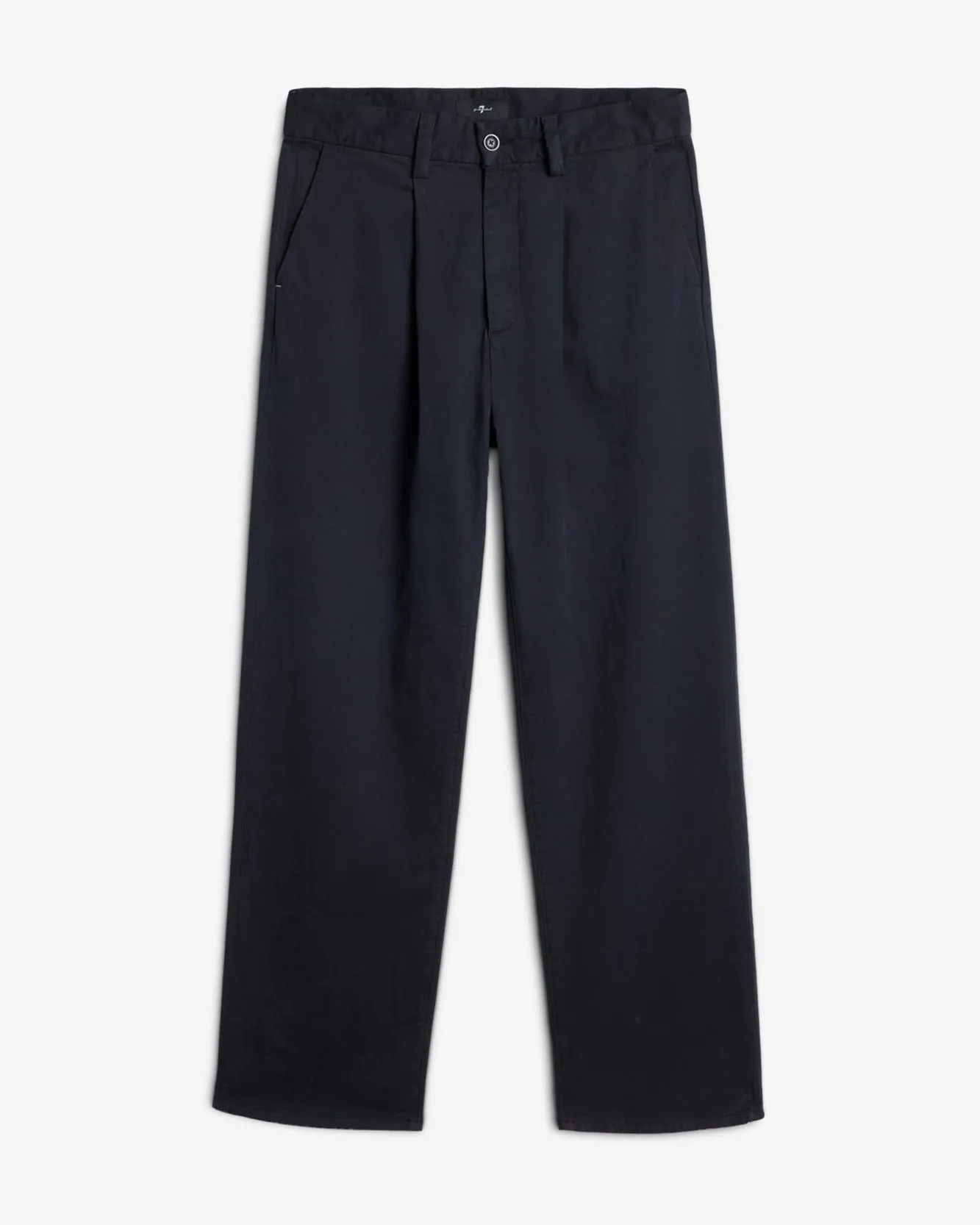 Comfort Twill Pleated Trouser In Vulcan sold by 7 For All Mankind