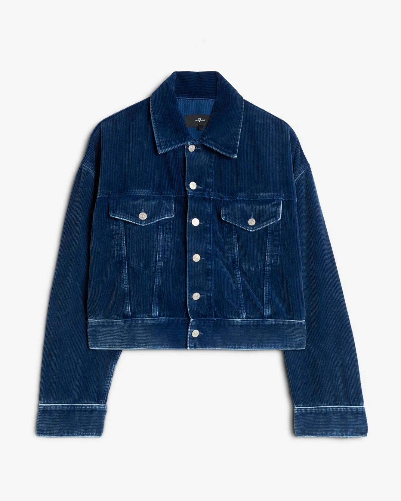 Corduroy Oli Cropped Trucker in Oxnard sold by 7 For All Mankind