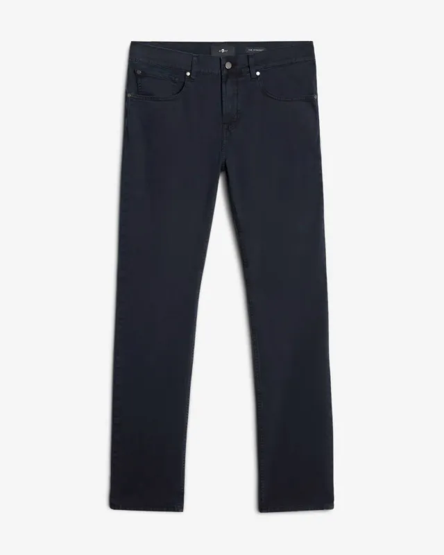 Luxe Performance Sateen The Straight In Deep Navy sold by 7 For All Mankind