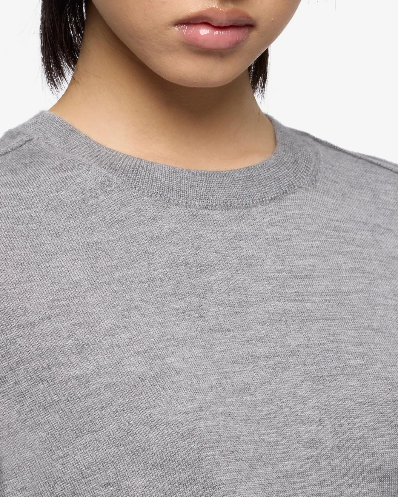 Cashmere Crewneck Sweater in Slate sold by 7 For All Mankind product image thumbnail 4