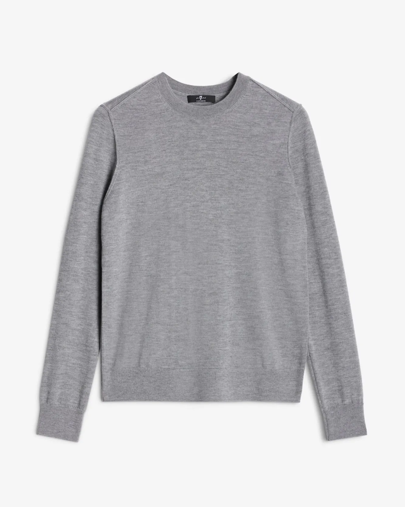Cashmere Crewneck Sweater in Slate sold by 7 For All Mankind