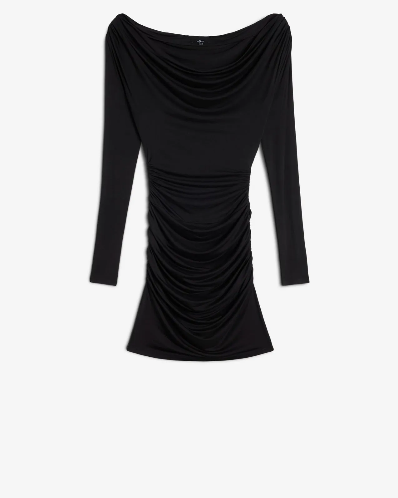 Draped Dress in Black sold by 7 For All Mankind
