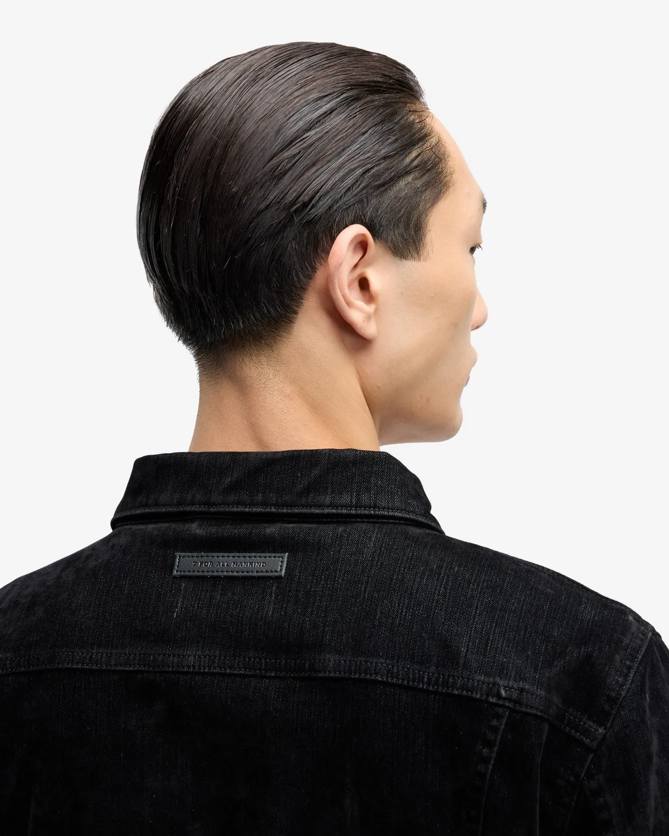 Flock Denim Perfect Jacket in Lava Rocks sold by 7 For All Mankind product image thumbnail 4